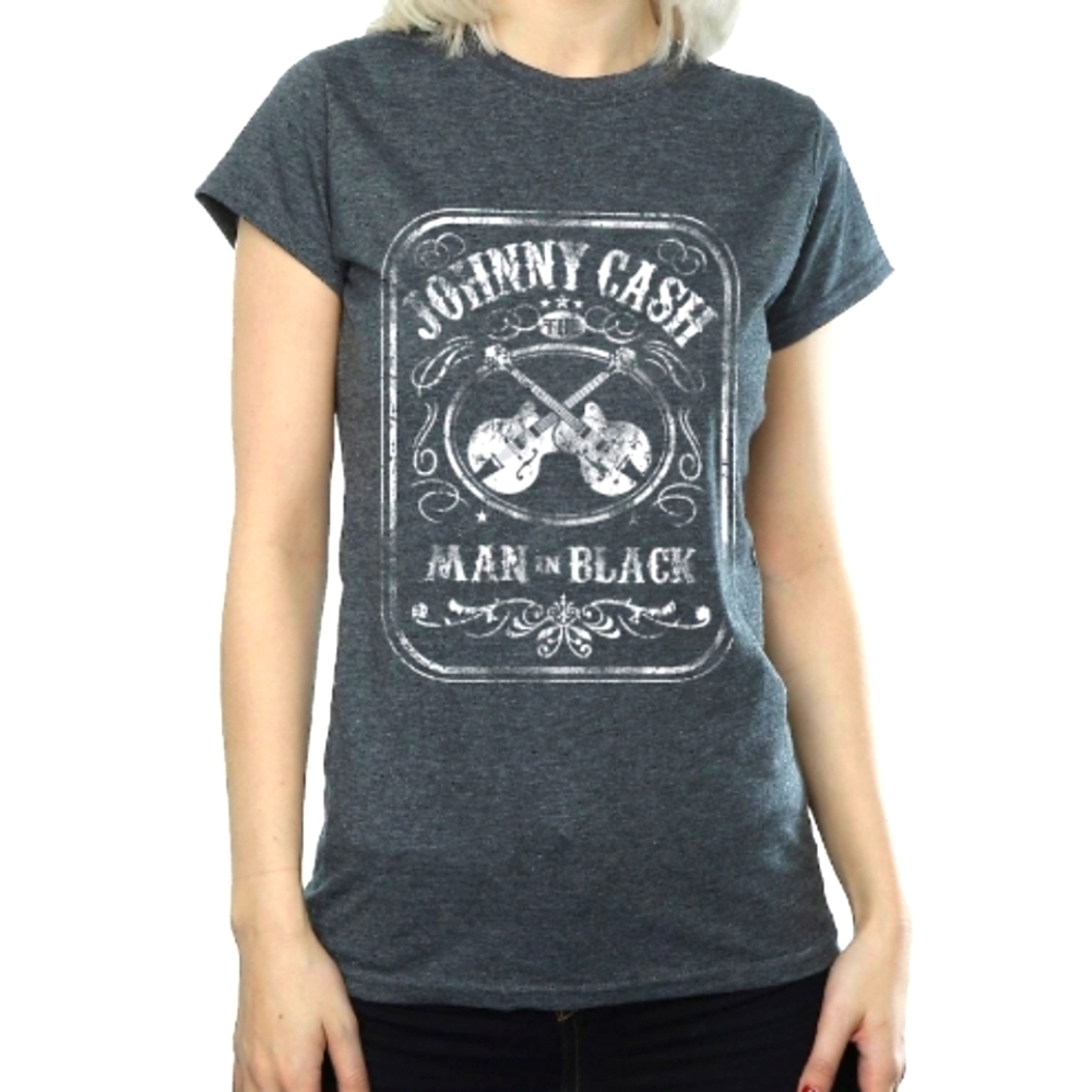 Zion Rootswear (Size XXL) Gray & White Johnny Cash Band Tee